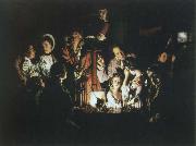 Joseph Wright experiment with a bird in an air pump oil on canvas